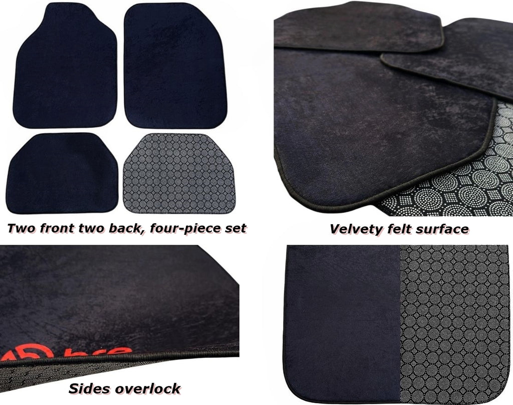 Universal Car Floor Mat 4pcs Carpet Mat Set