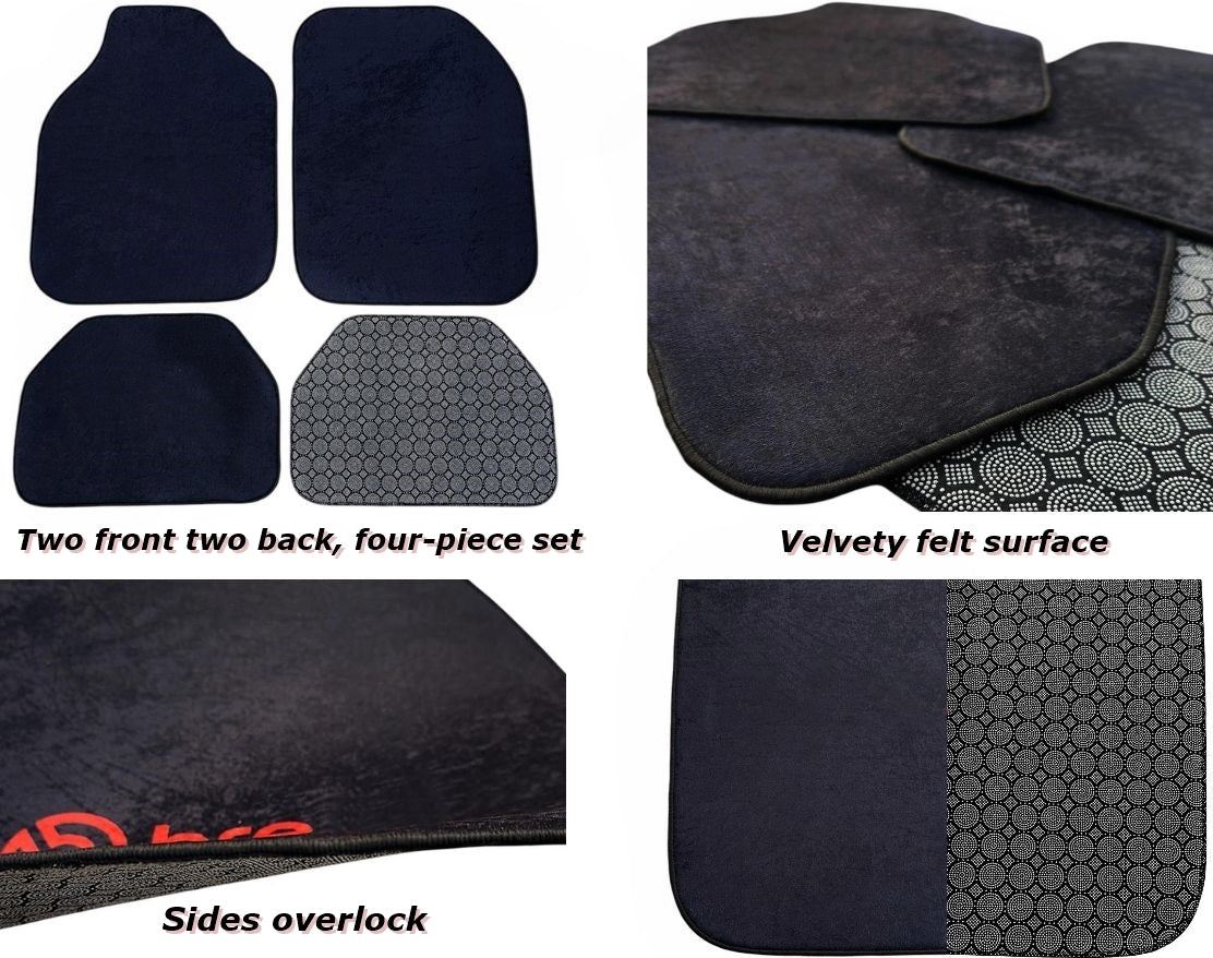 Universal Car Floor Mat 4pcs Carpet Mat Set