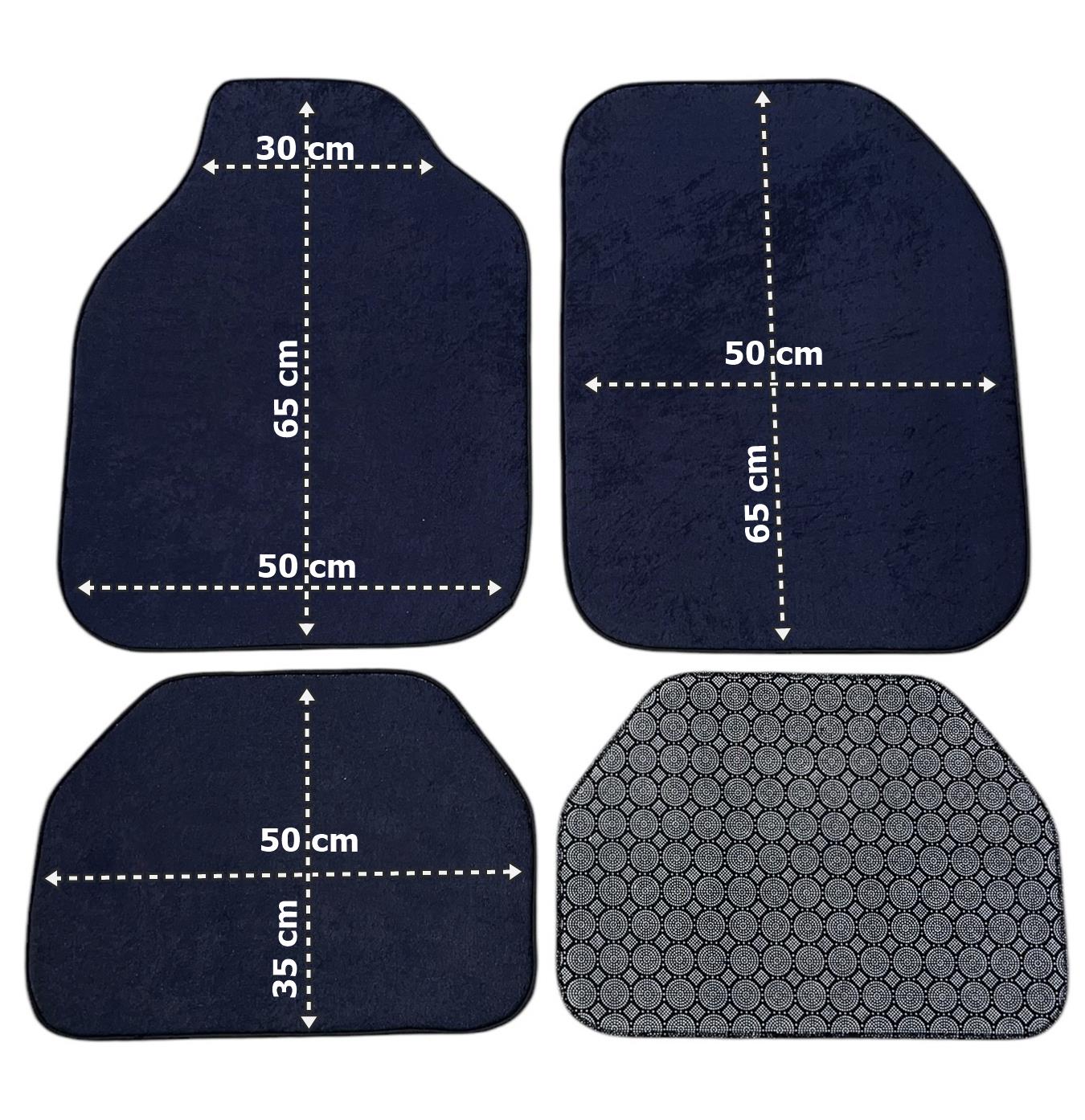 Alpina Universal Car Floor Mat 4pcs Carpet Mat Set