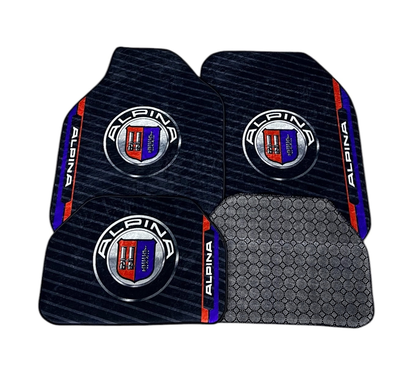Alpina Universal Car Floor Mat 4pcs Carpet Mat Set