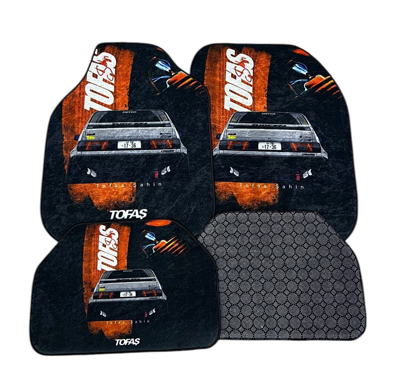 Universal Car Floor Mat 4pcs Carpet Mat Set